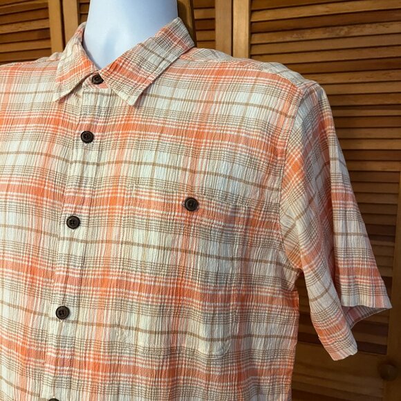 PATAGONIA ORGANIC COTTON MEN'S SZ MEDIUM SS CASUAL SHIRT - Picture 2 of 8